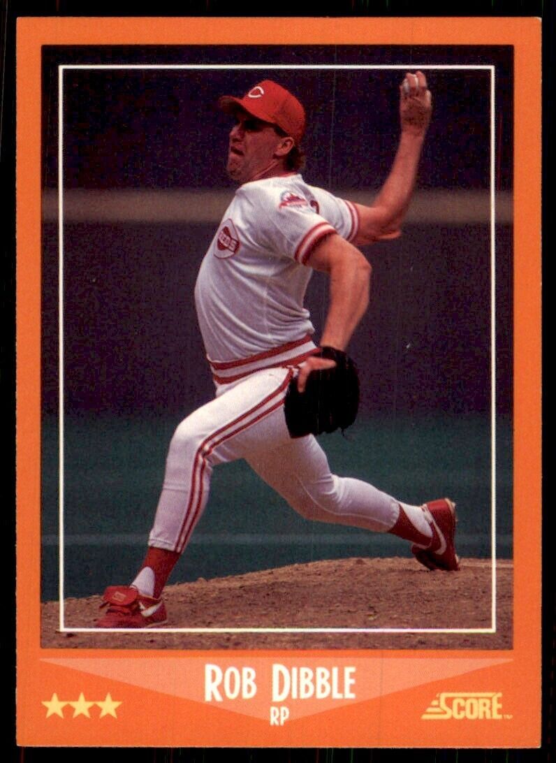 1988 Score Rob Dibble Baseball Cards #86T