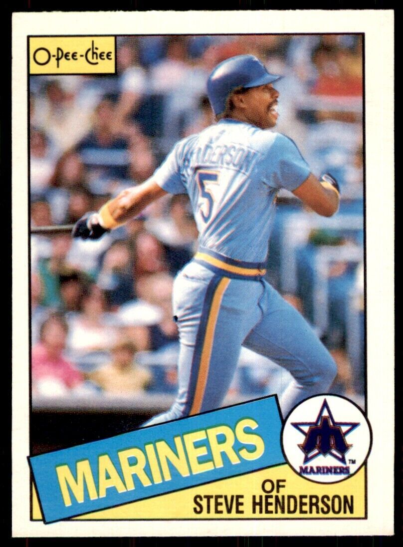 1985 O-Pee-Chee Steve Henderson Baseball Cards #38