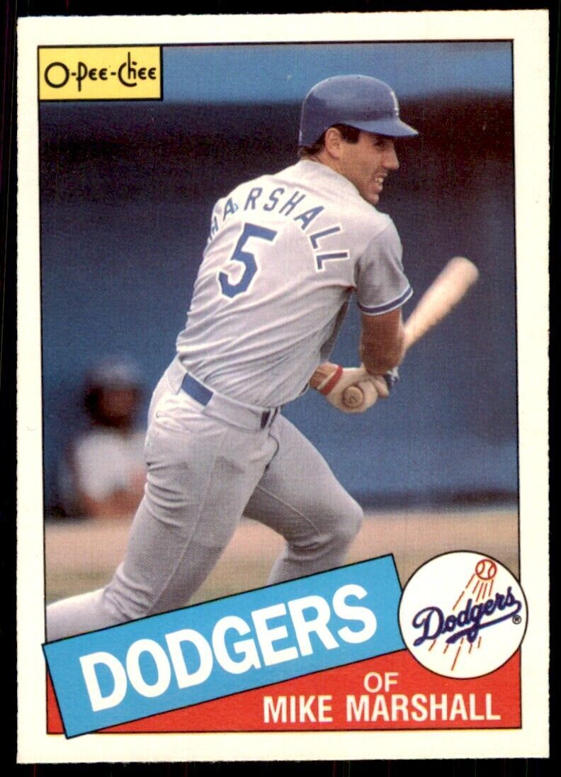 1985 O-Pee-Chee Mike Marshall Baseball Cards #85