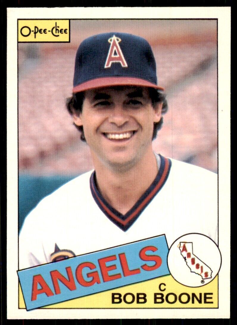 1985 O-Pee-Chee Bob Boone Baseball Cards #348