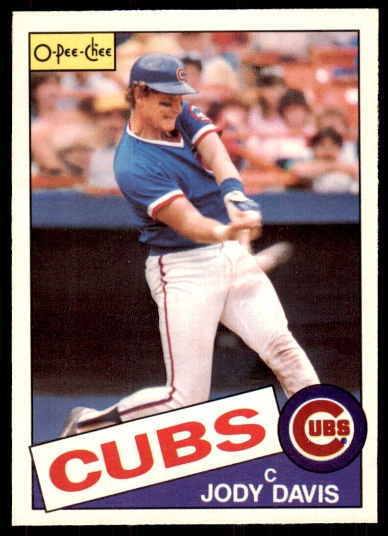 1985 O-Pee-Chee Jody Davis Baseball Cards #384
