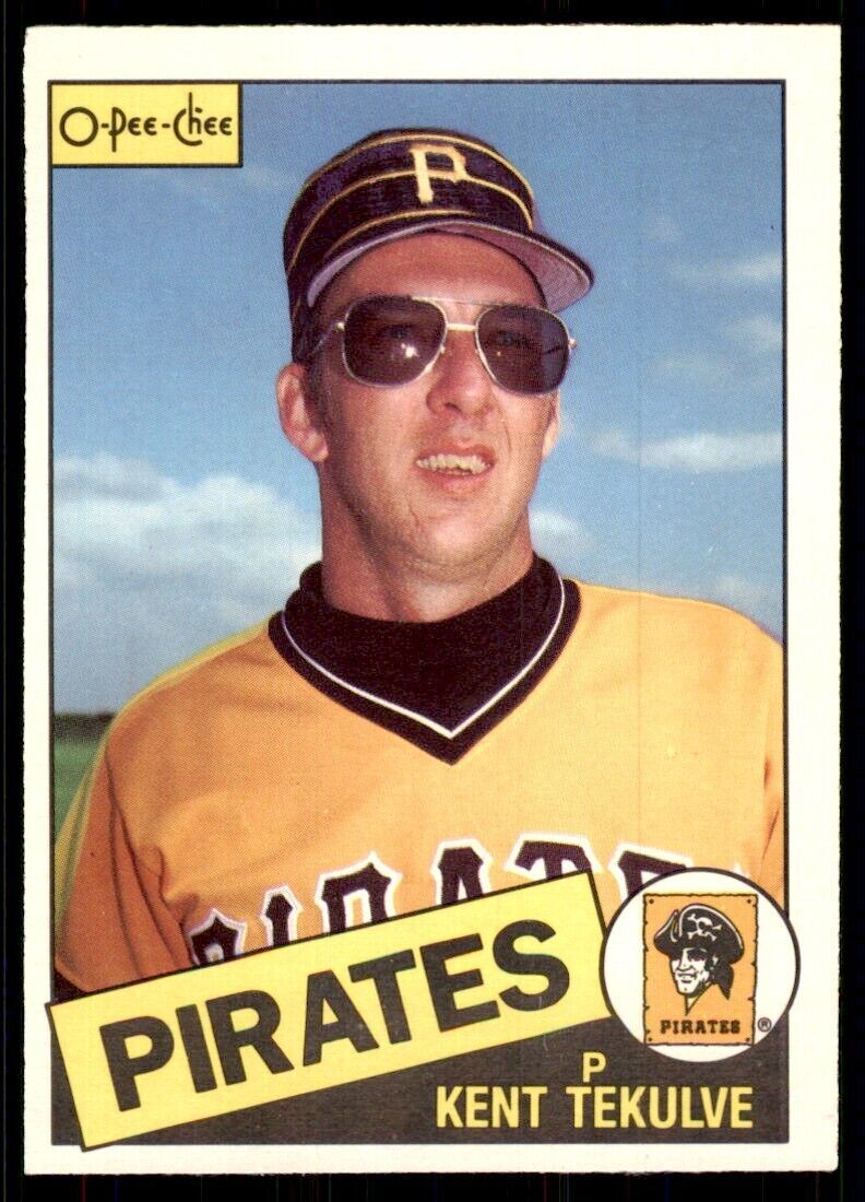 1985 O-Pee-Chee Kent Tekulve Baseball Cards #125