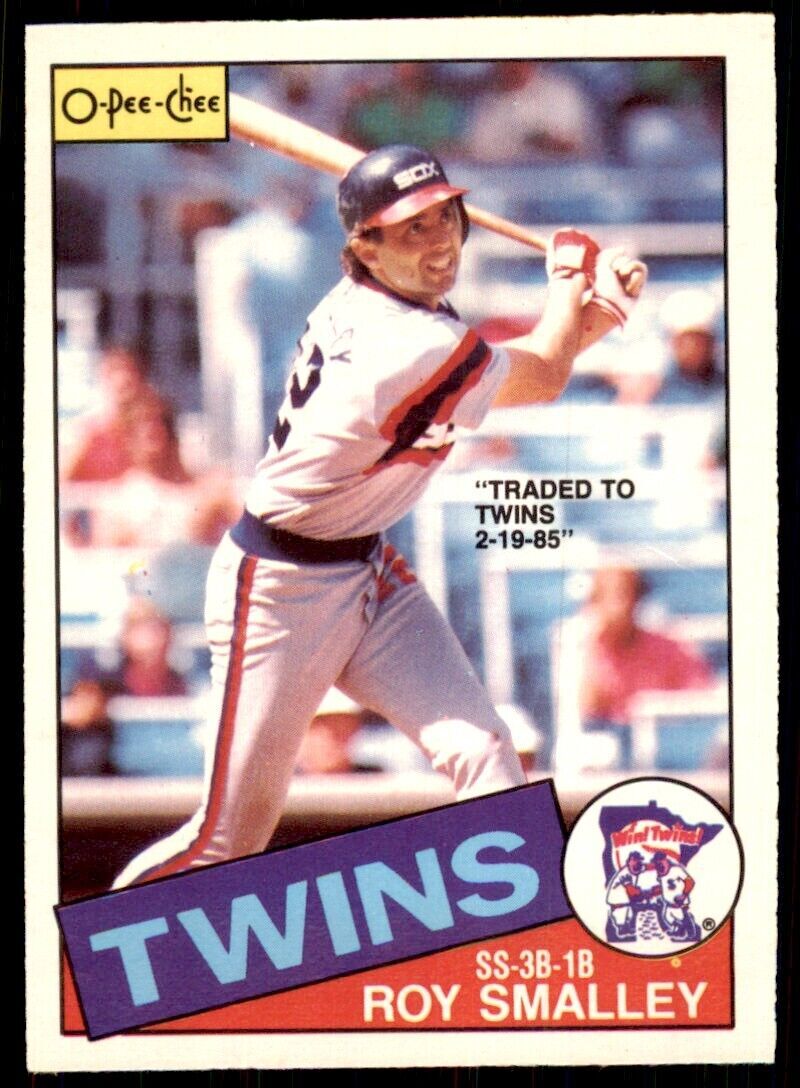 1985 O-Pee-Chee Roy Smalley Baseball Cards #26