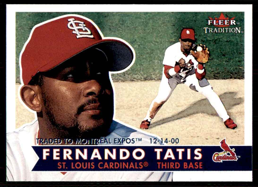 2001 Fleer Tradition Fernando Tatis Baseball Cards #119