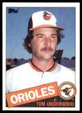 1985 Topps. Tom Underwood Baseball Cards #289