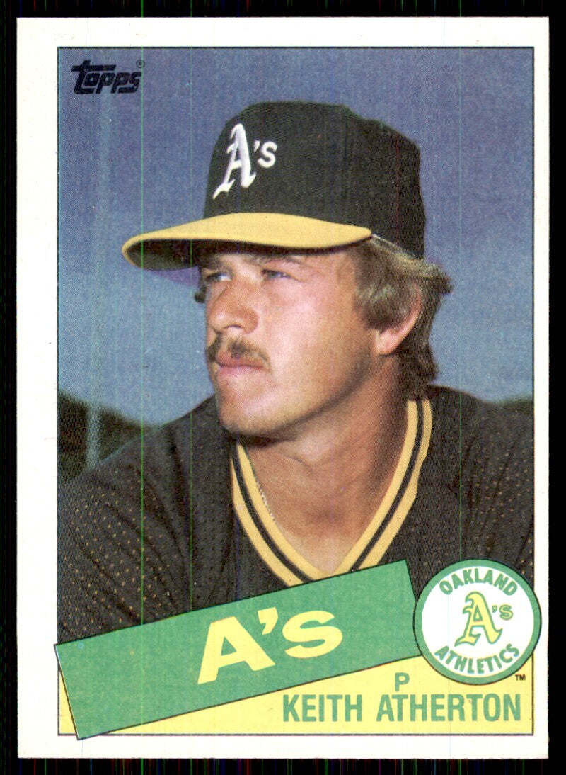 1985 Topps. Keith Atherton Baseball Cards #166