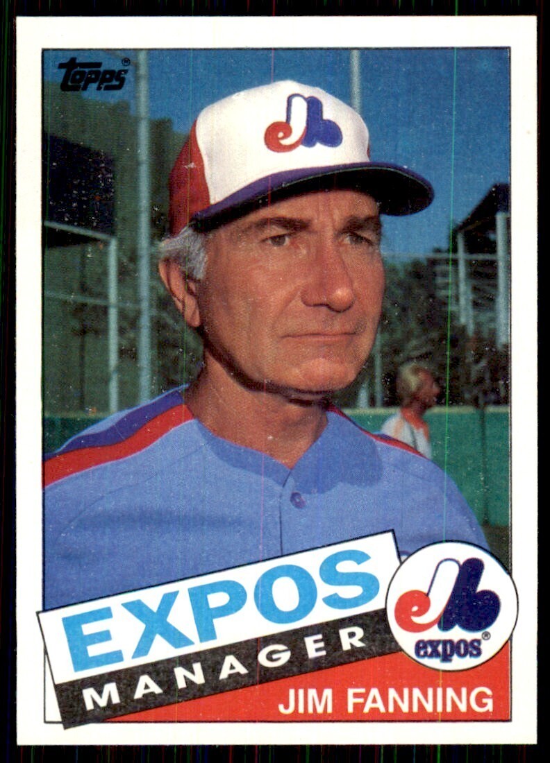 1985 Topps. Jim Fanning Baseball Cards #759