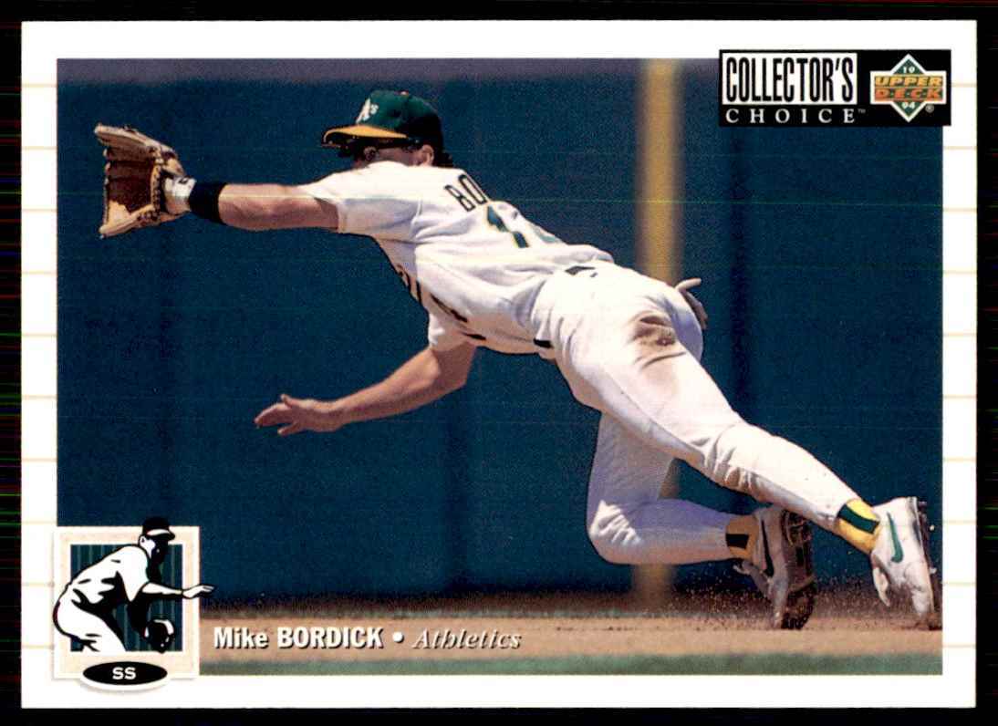 1994 Upper Deck Mike Bordick Baseball Cards #61