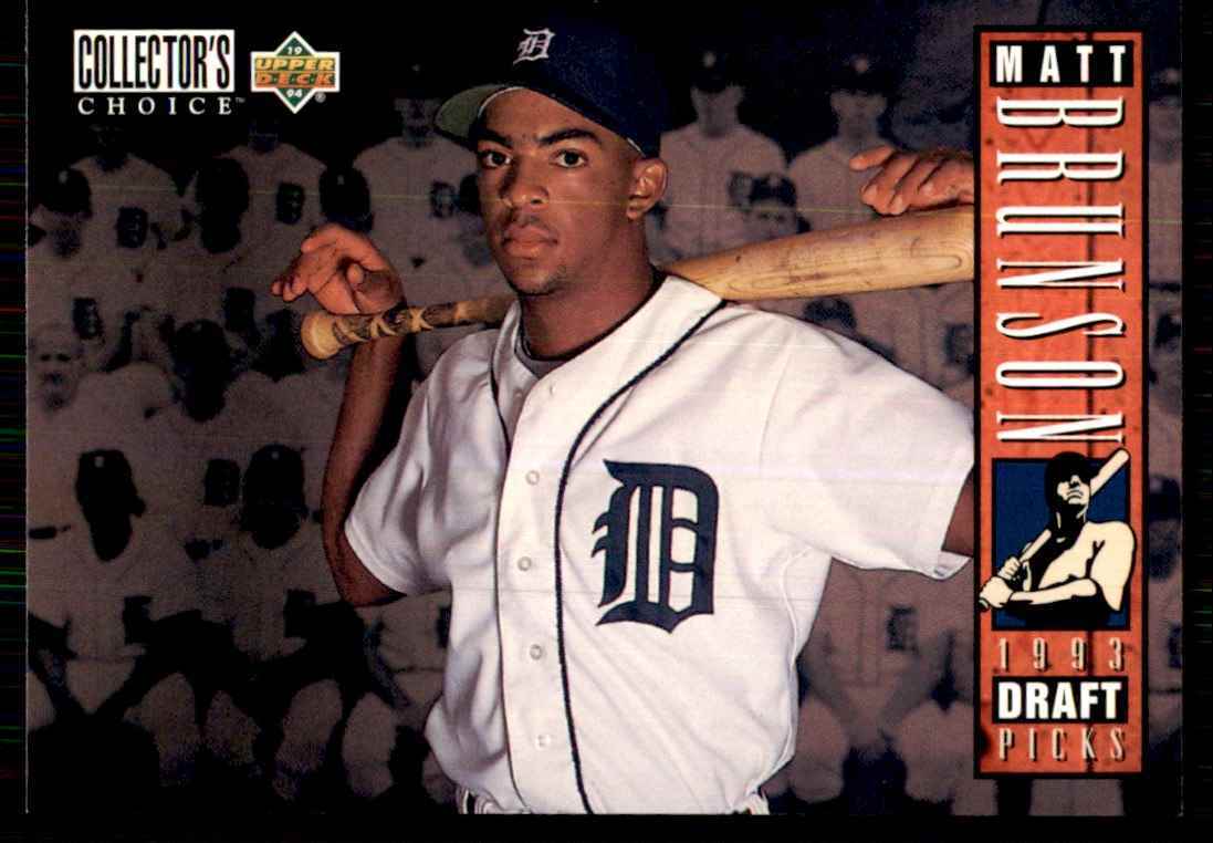 1994 Upper Deck Matt Brunson Baseball Cards #27