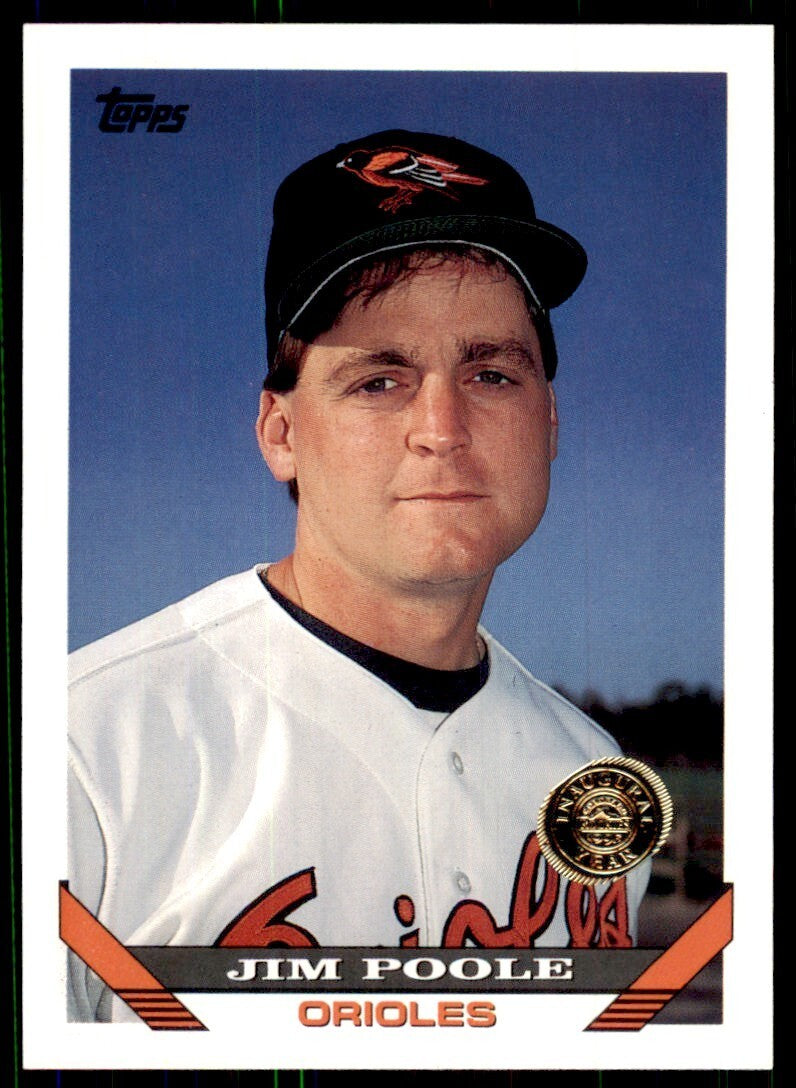 1993 Topps Inaugural Colorado Rockies Jim Poole #793