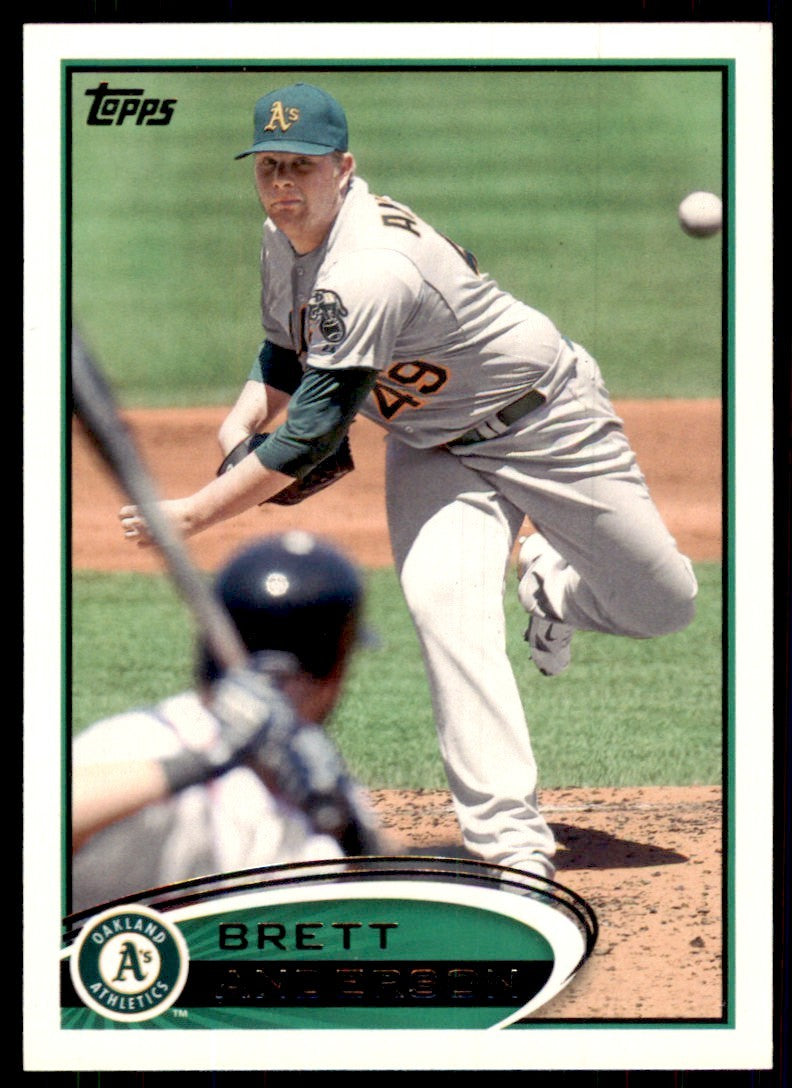 2012 Topps Brett Anderson Baseball Cards #104