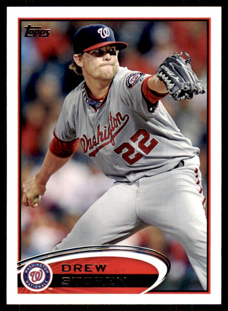 2012 Topps Drew Storen Baseball cards #285