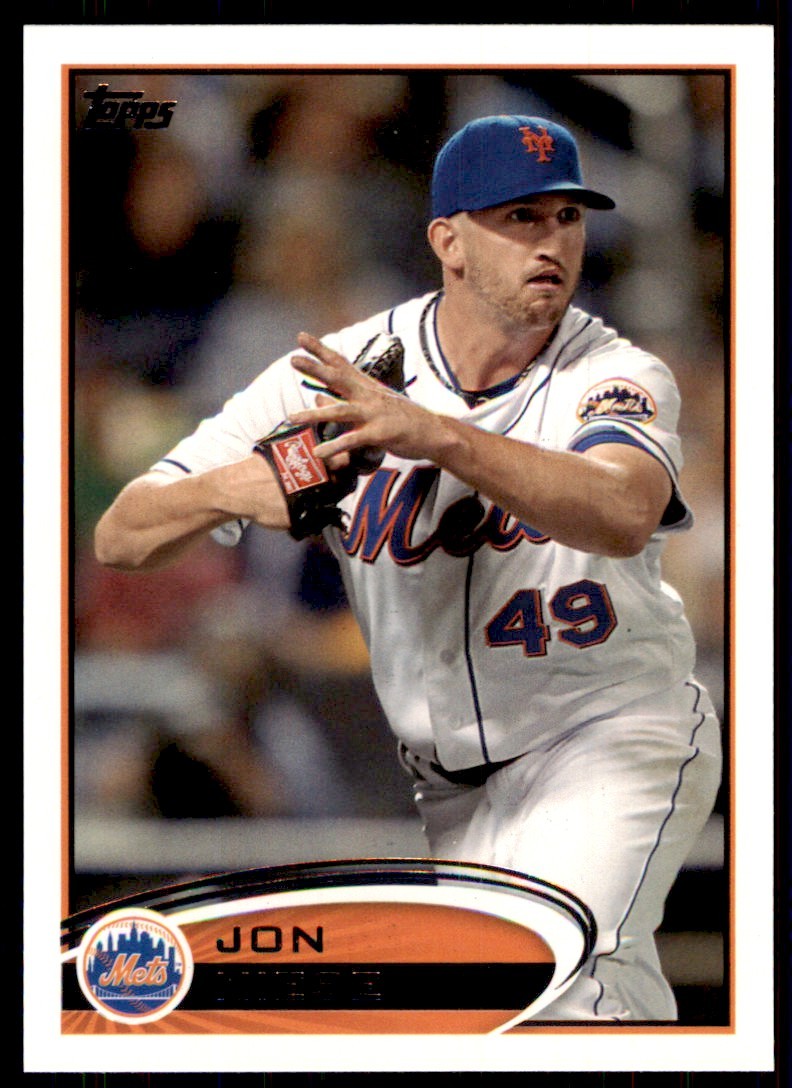 2012 Topps. Jon Niese Baseball Cards #49