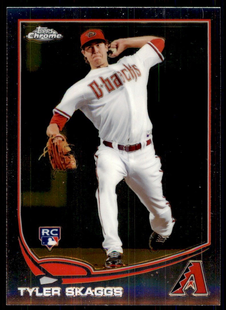 2013 Topps Chrome Tyler Skaggs A Baseball Cards #88