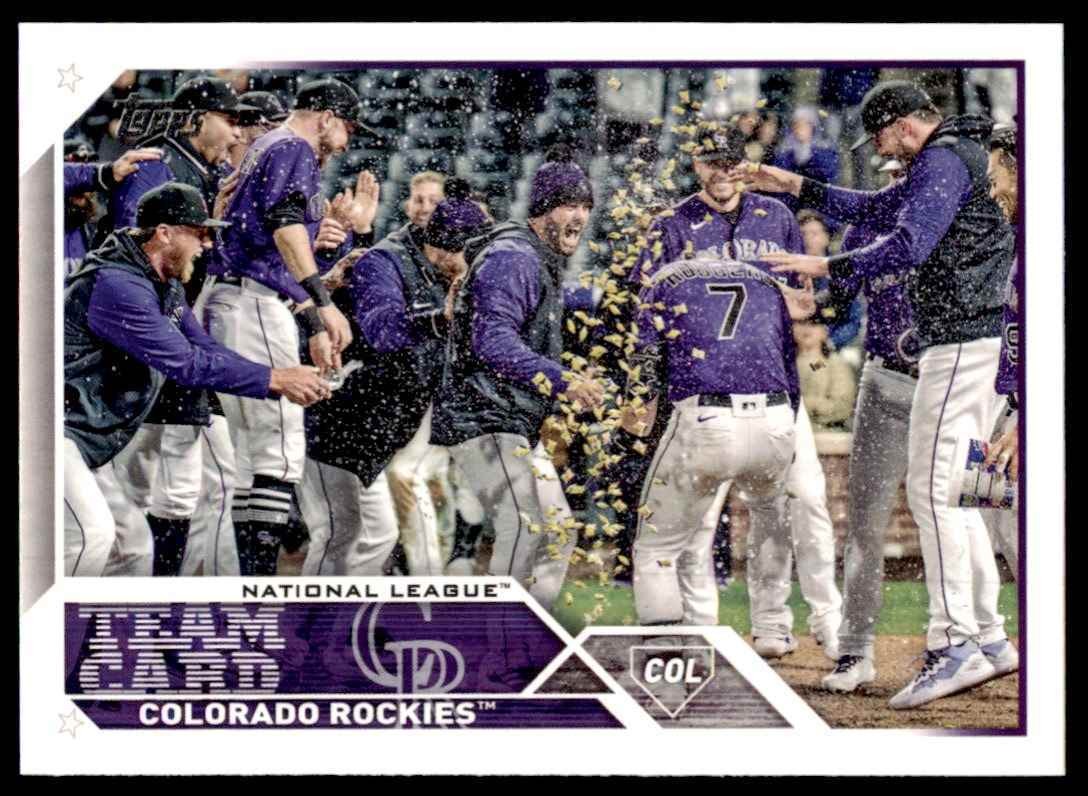 2023 Topps Colorado Rockies Baseball Cards #445