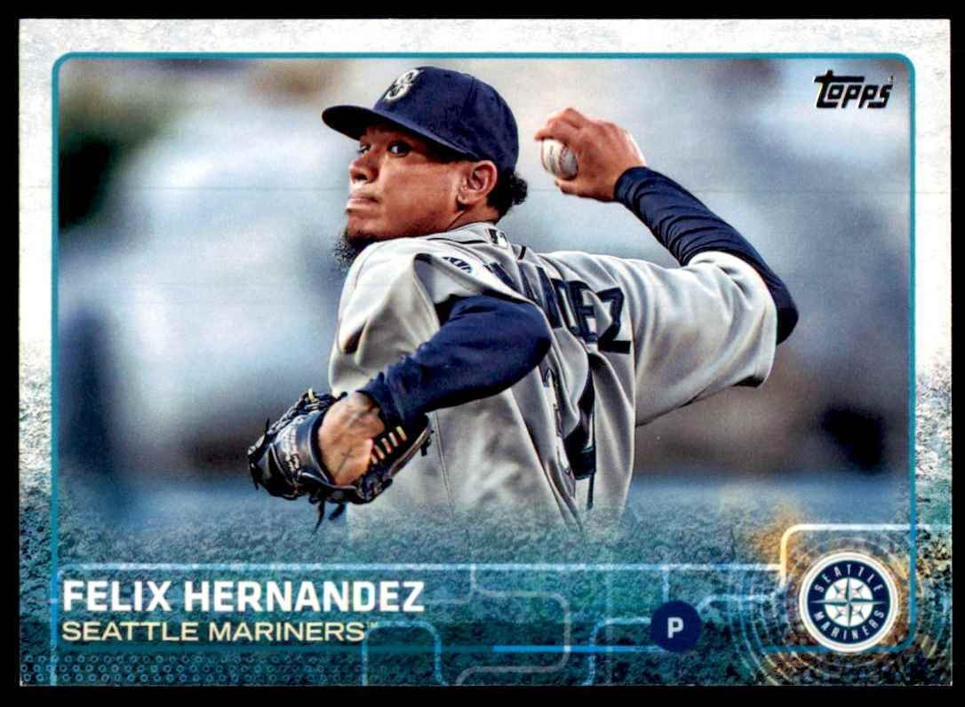 2015 Topps Felix Hernandez Baseball Cards #325