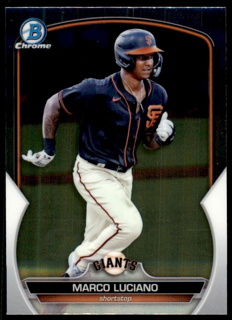 2023 Bowman Chrome Marco Luciano Baseball Cards #BCP-43
