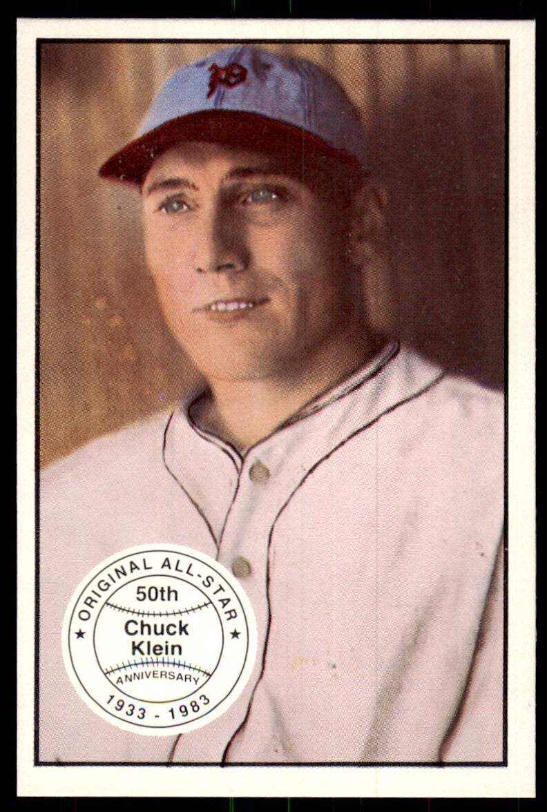 1983 Big League Collectibles Chuck Klein Baseball Cards #27