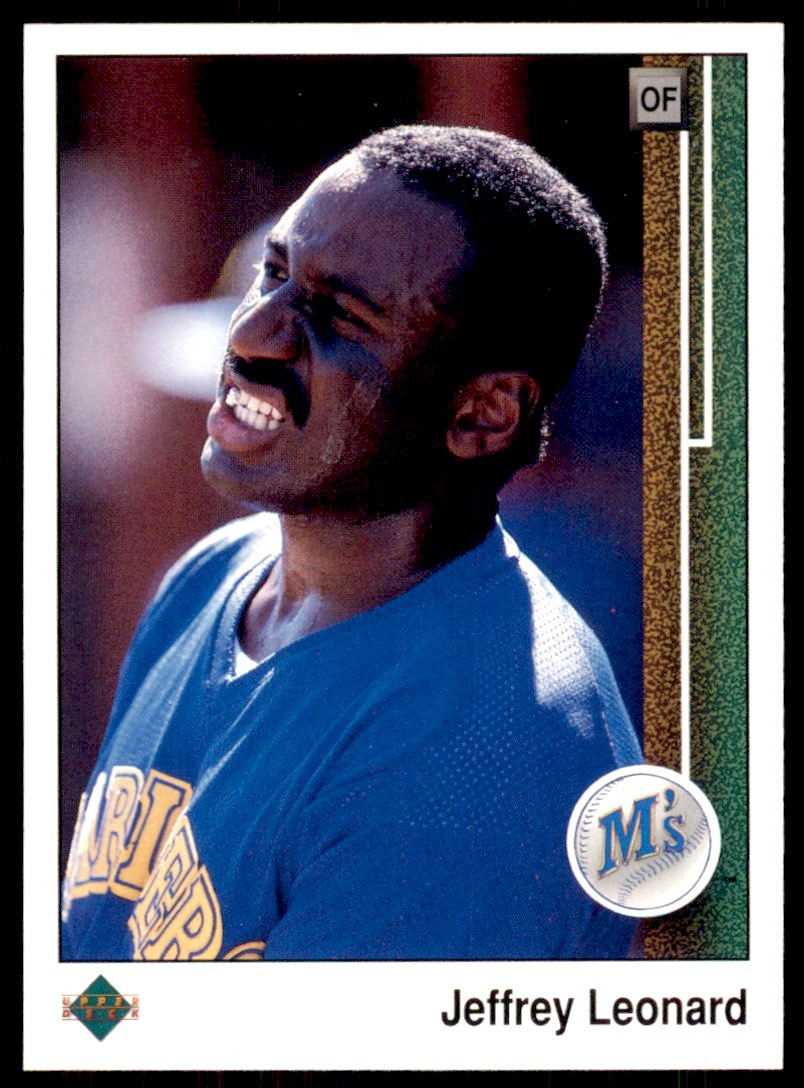 1989 Upper Deck Jeffrey Leonard Baseball cards #789