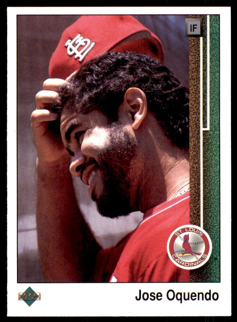 1989 Upper Deck Jose Oquendo Baseball Cards #514