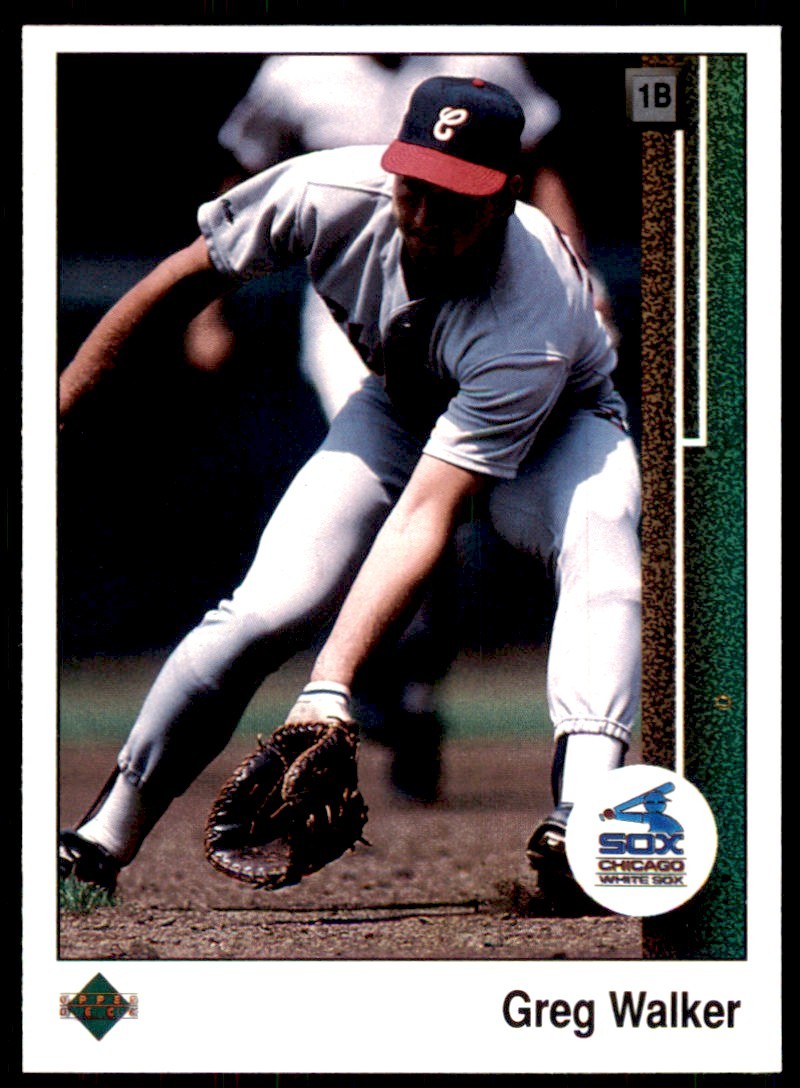 1989 Upper Deck Greg Walker Baseball Cards #231