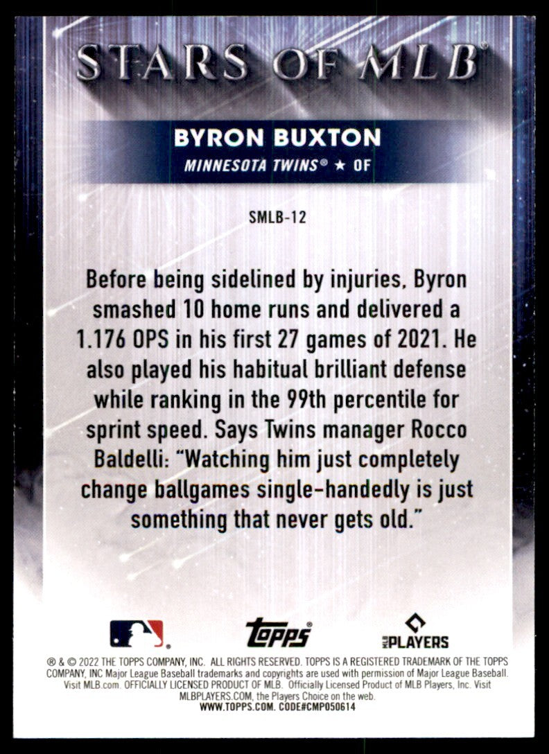 2022 Topps Byron Buxton Baseball Cards #SMLB-12