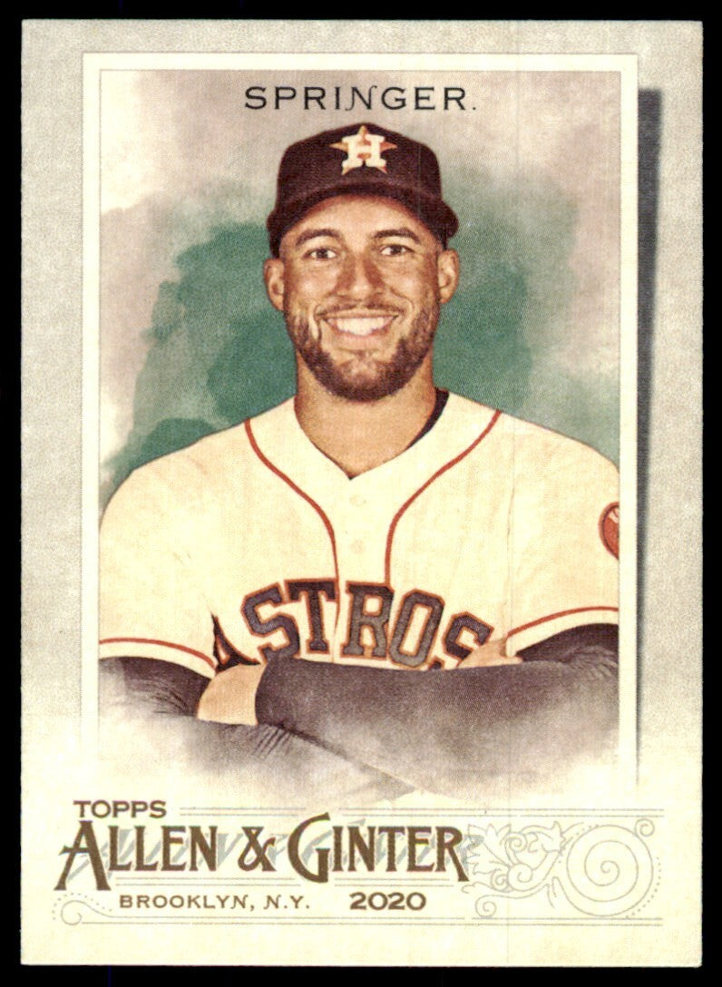 2020 Topps Allen & Ginter George Springer Baseball Cards #12