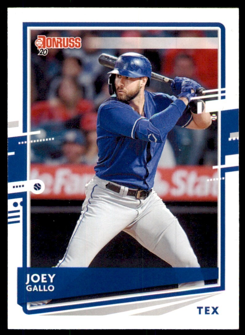 2020 Donruss Joey Gallo Baseball Cards #196