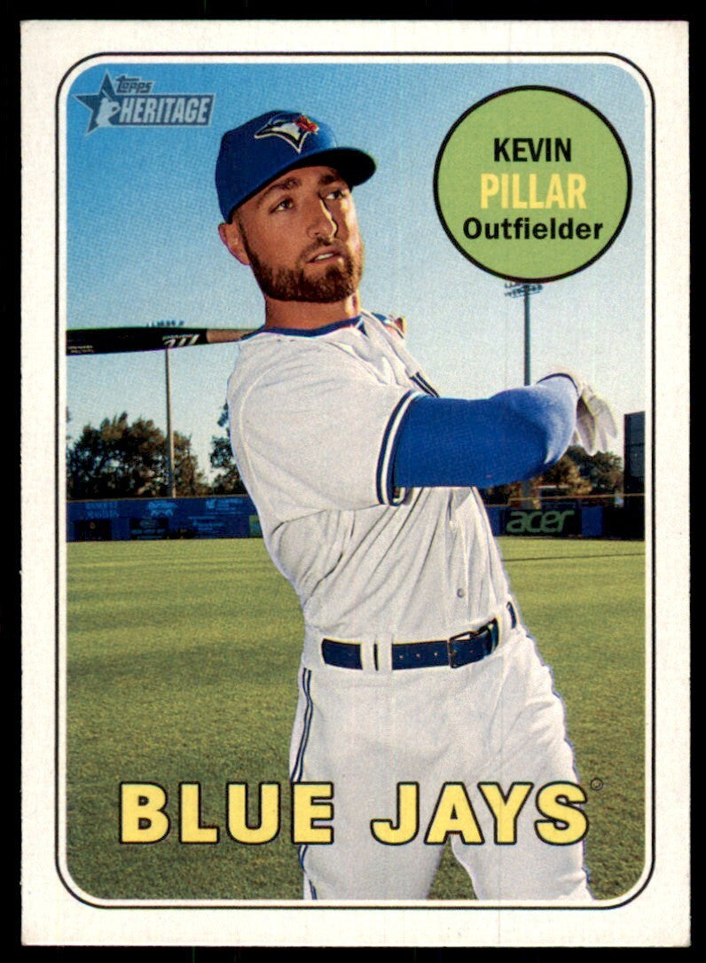 2018 Topps Heritage Kevin Pillar Baseball Cards #396