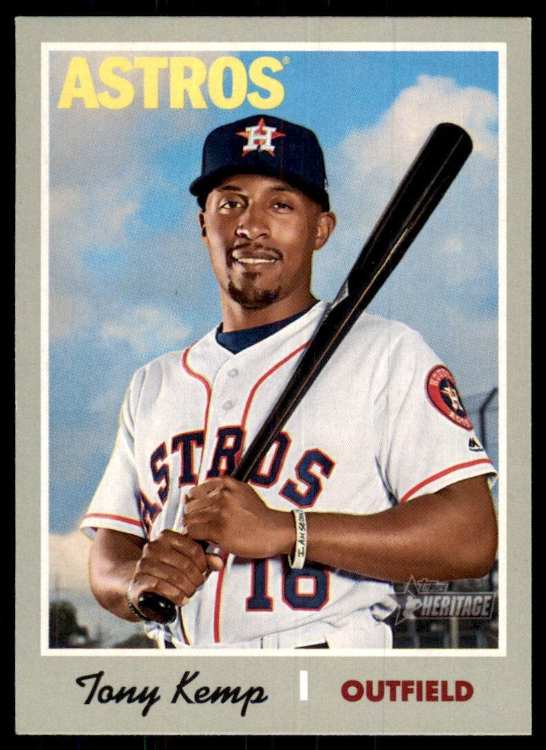 2019 Topps Heritage Tony Kemp Baseball Cards #208