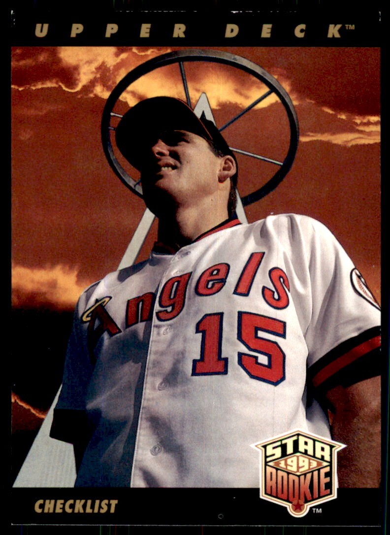 1993 Upper Deck Star Rookie Checklist Baseball Cards #1
