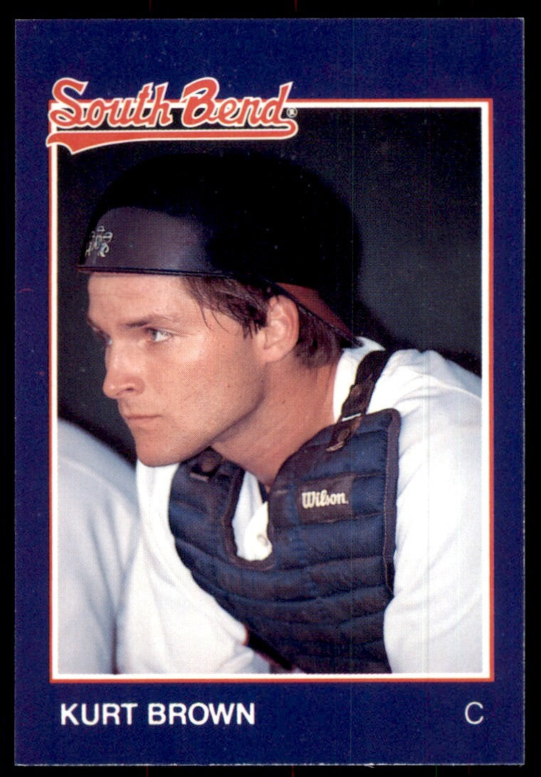 1988 Grand Slam Kurt Brown Baseball Card #13