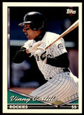 1994 Topps Vinny Castilla Baseball Card #163