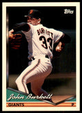 1994 Topps John Burkett Baseball Card #213