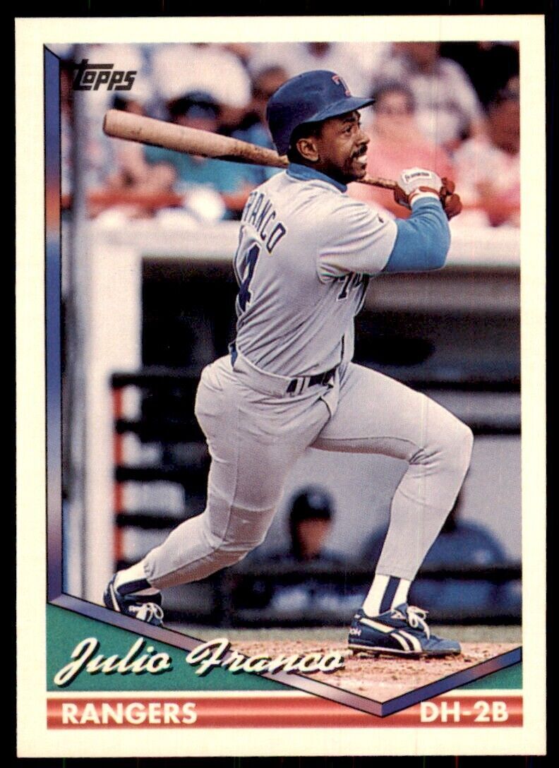 1994 Topps Julio Franco Baseball Card #260