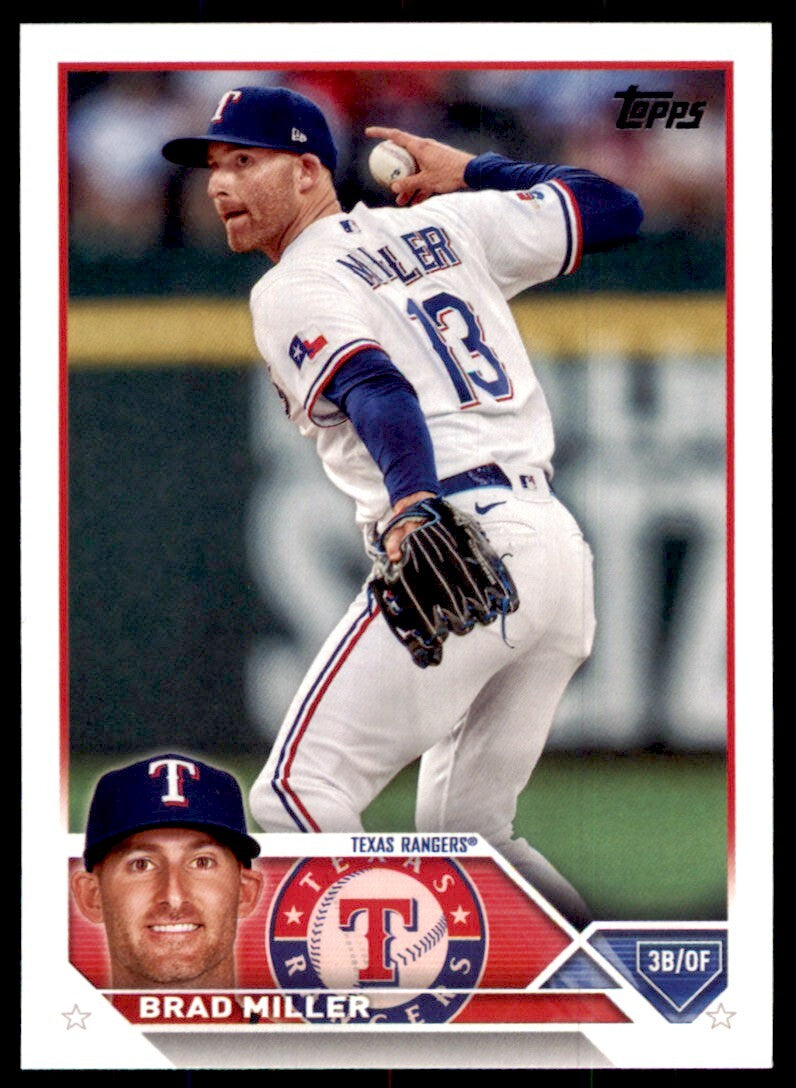2023 Topps Brad Miller Baseball Cards #319