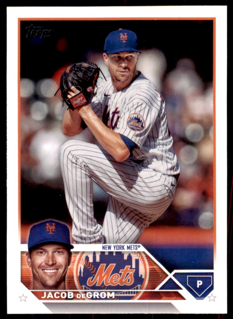 2023 Topps Jacob deGrom Baseball Cards #48