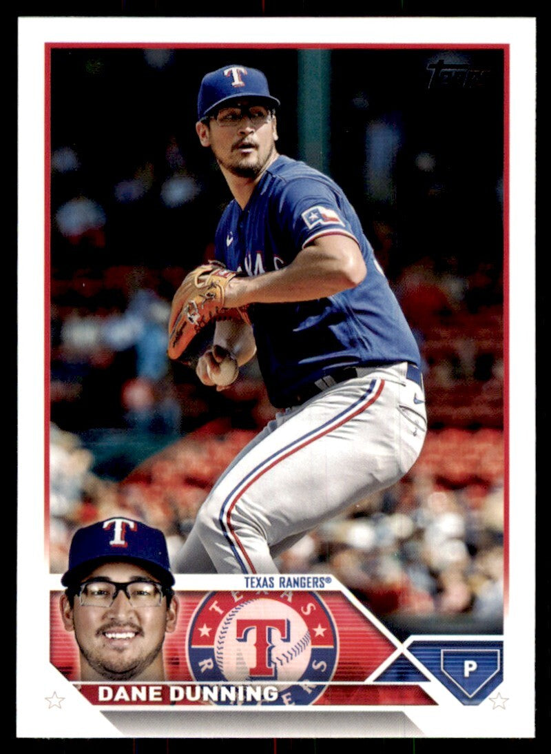 2023 Topps Dane Dunning Baseball Cards #367
