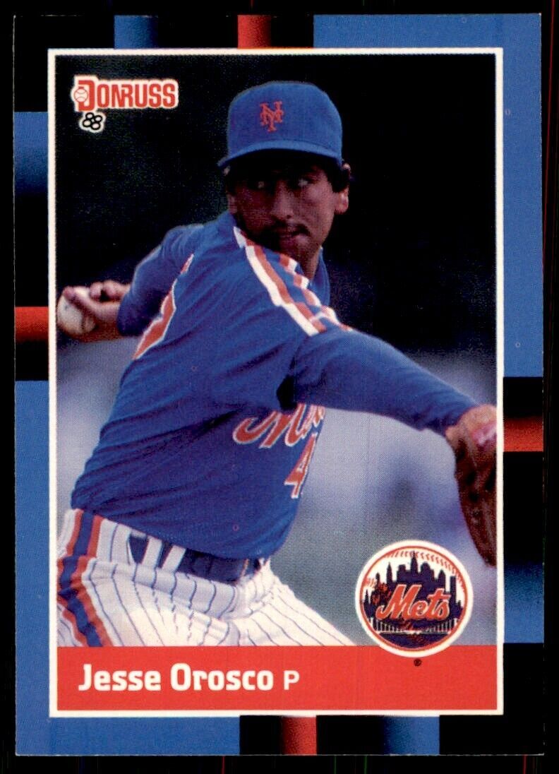 1988 Donruss Jesse Orosco Baseball Cards #192