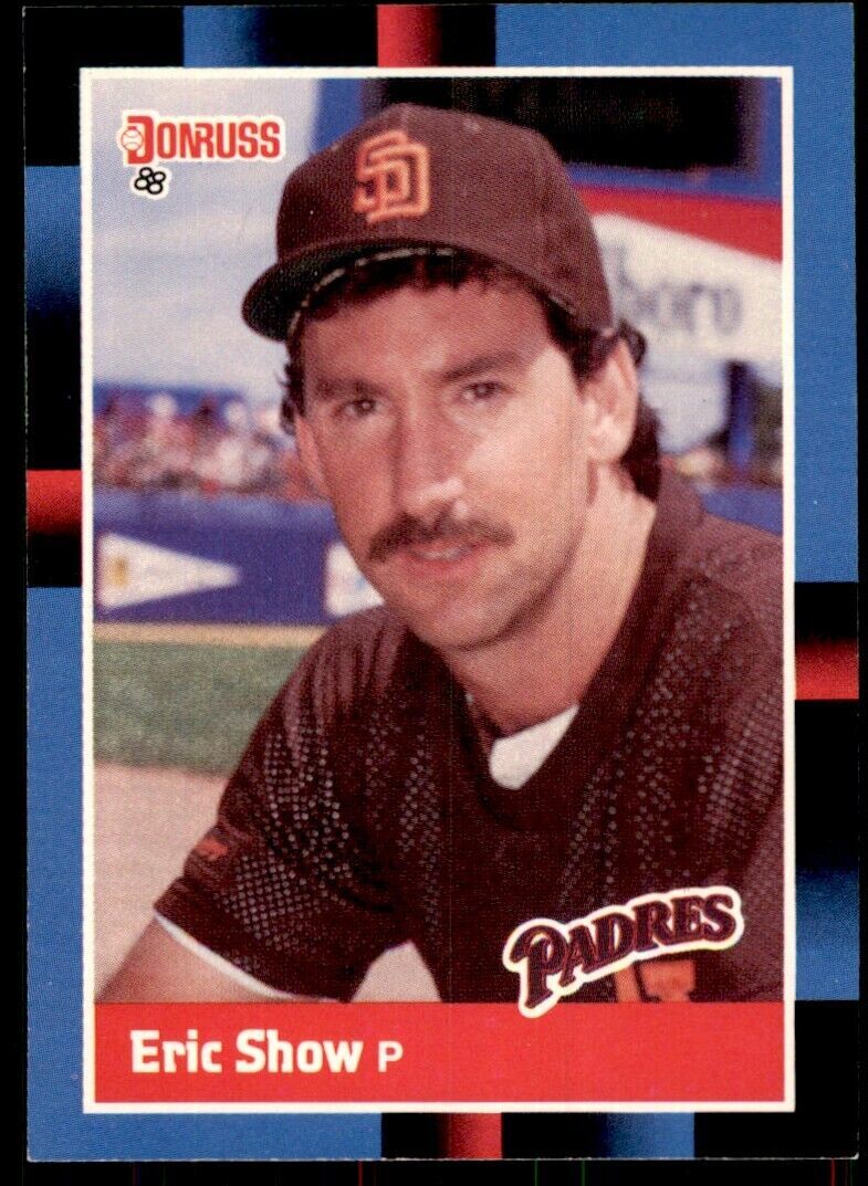 1988 Donruss Eric Show Baseball Cards #387