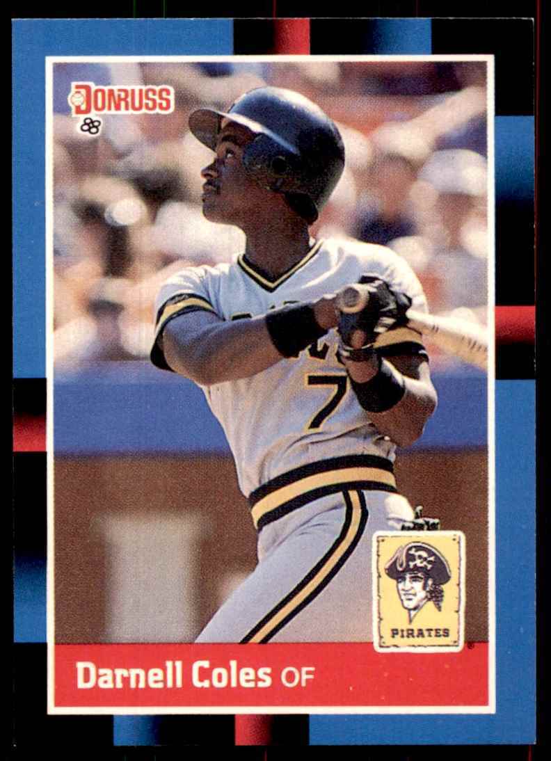 1988 Donruss Darnell Coles Baseball Cards #572