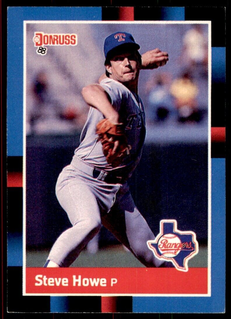 1988 Donruss Steve Howe Baseball Cards #593