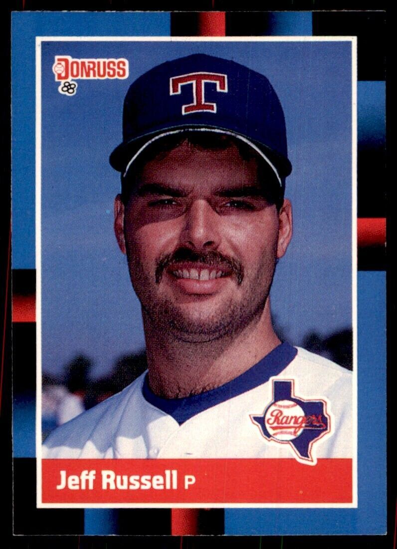 1988 Donruss Jeff Russell Baseball Cards #531