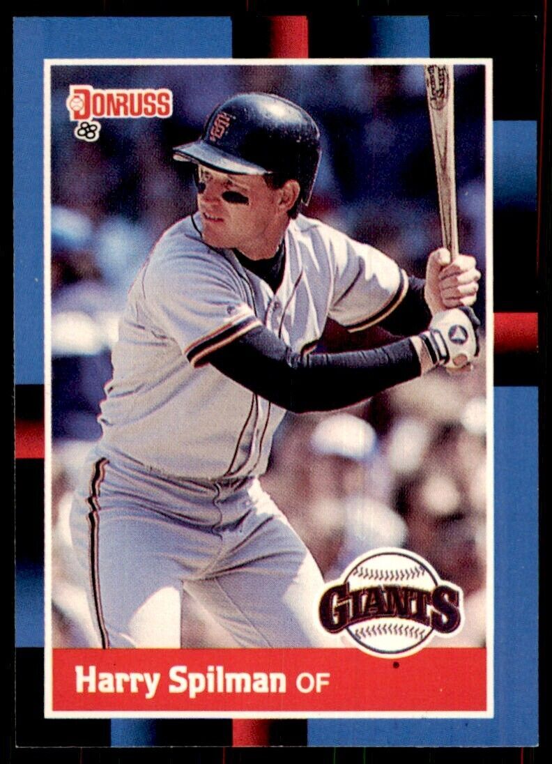 1988 Donruss Harry Spilman Baseball Cards #607