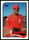 1989 Tops Traded Ken Hill Baseball Cards #50T