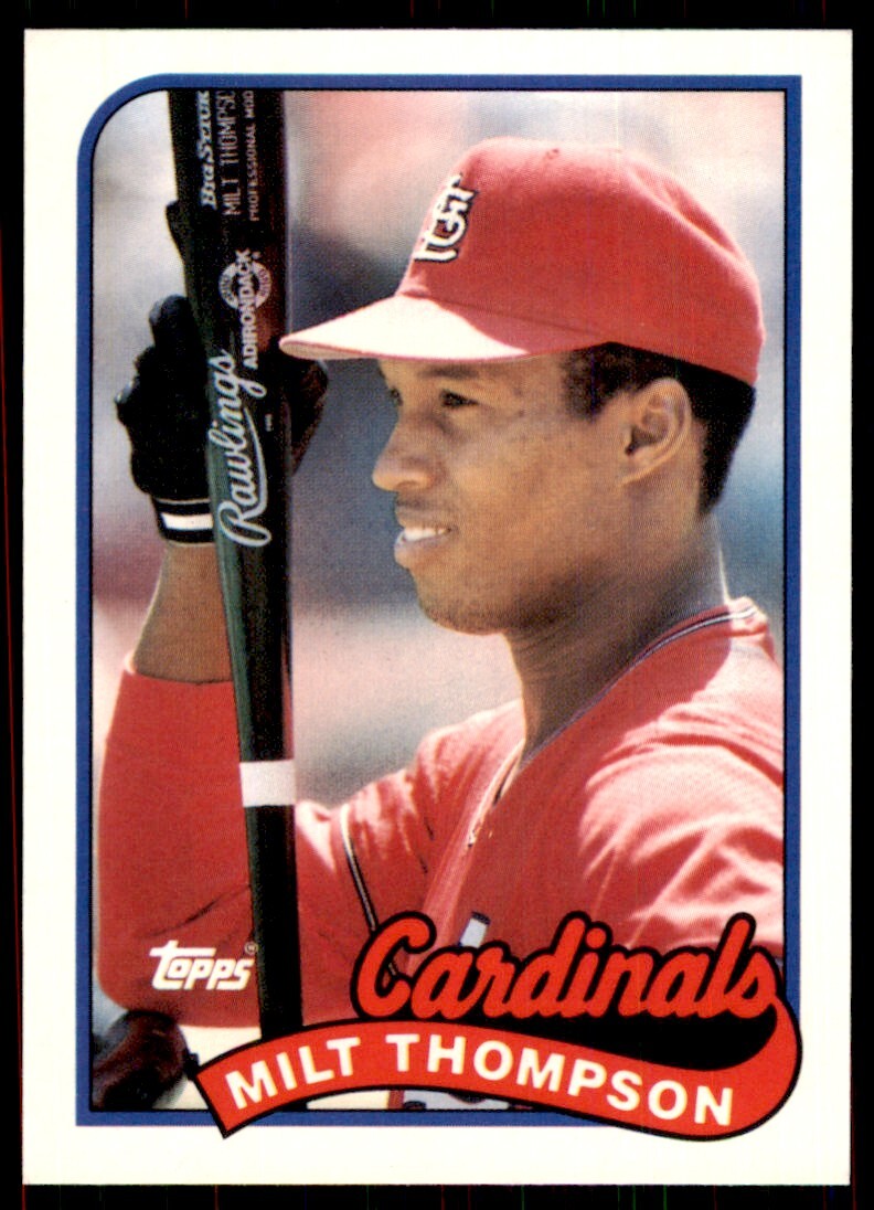 1989 Tops Traded Milt Thompson Baseball Cards #118T