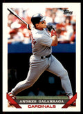 1993 Topps Andres Galarraga Baseball Cards #173