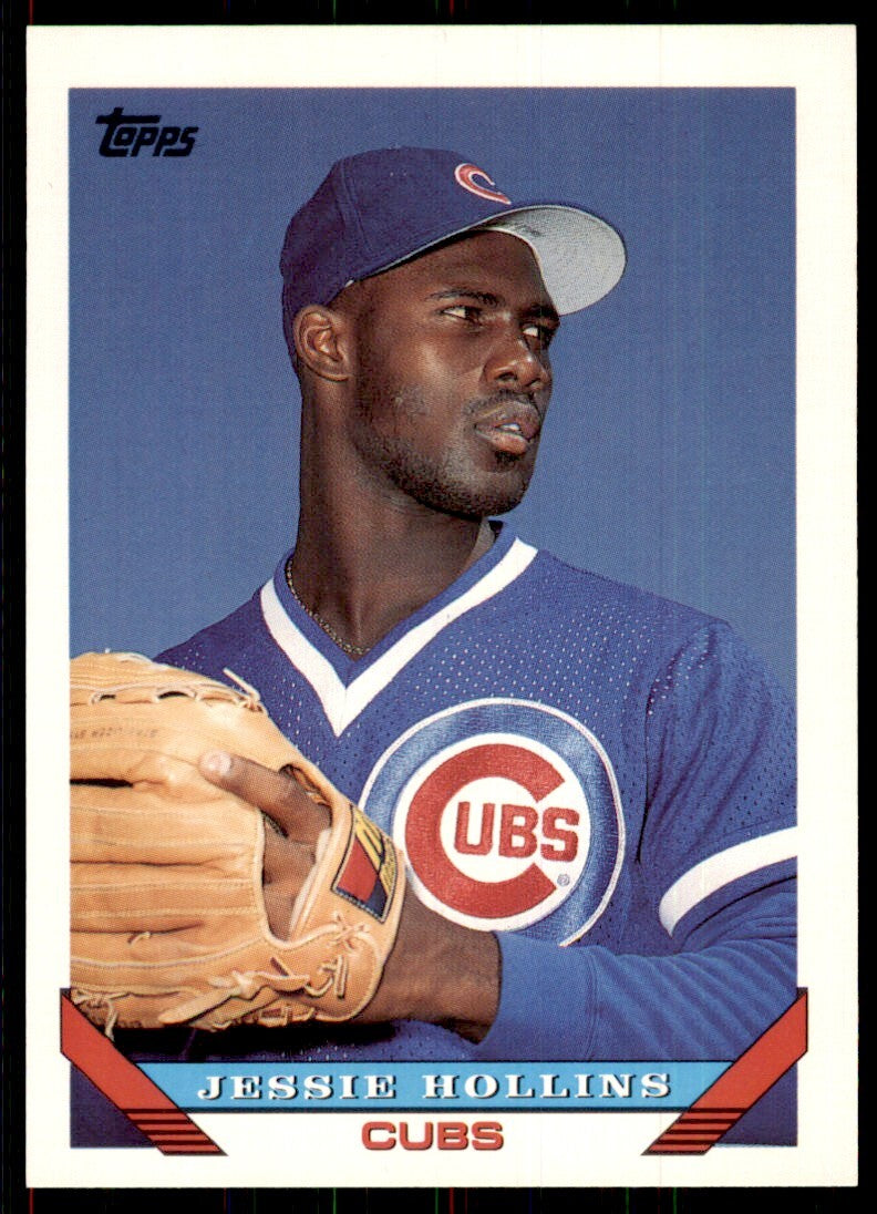 1993 Topps Jessie Hollins Baseball Cards #487