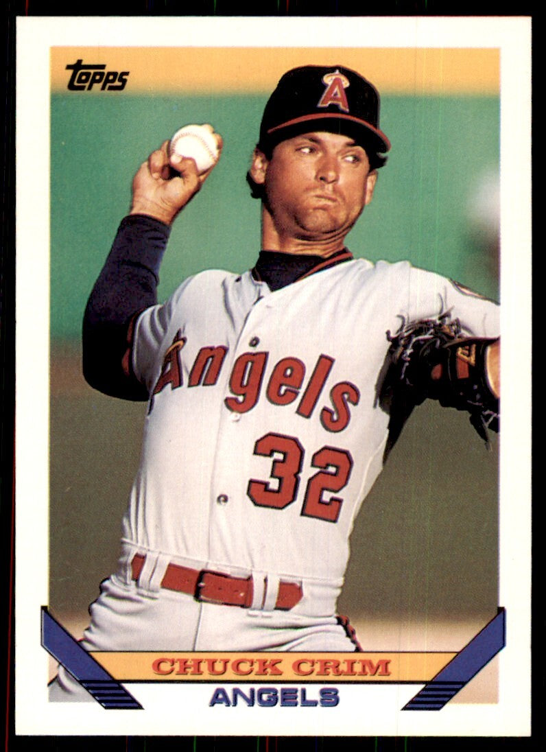 1993 Topps Chuck Crim Baseball Cards #499