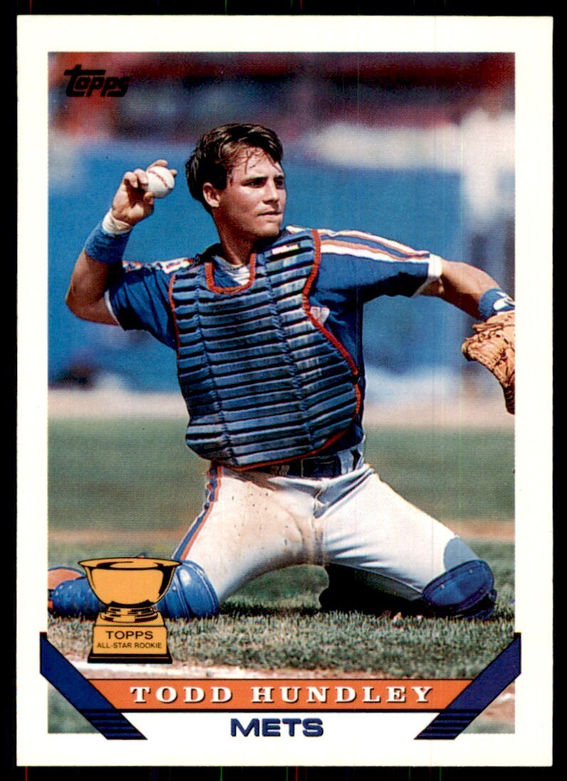 1993 Topps Todd Hundley Baseball Cards #380